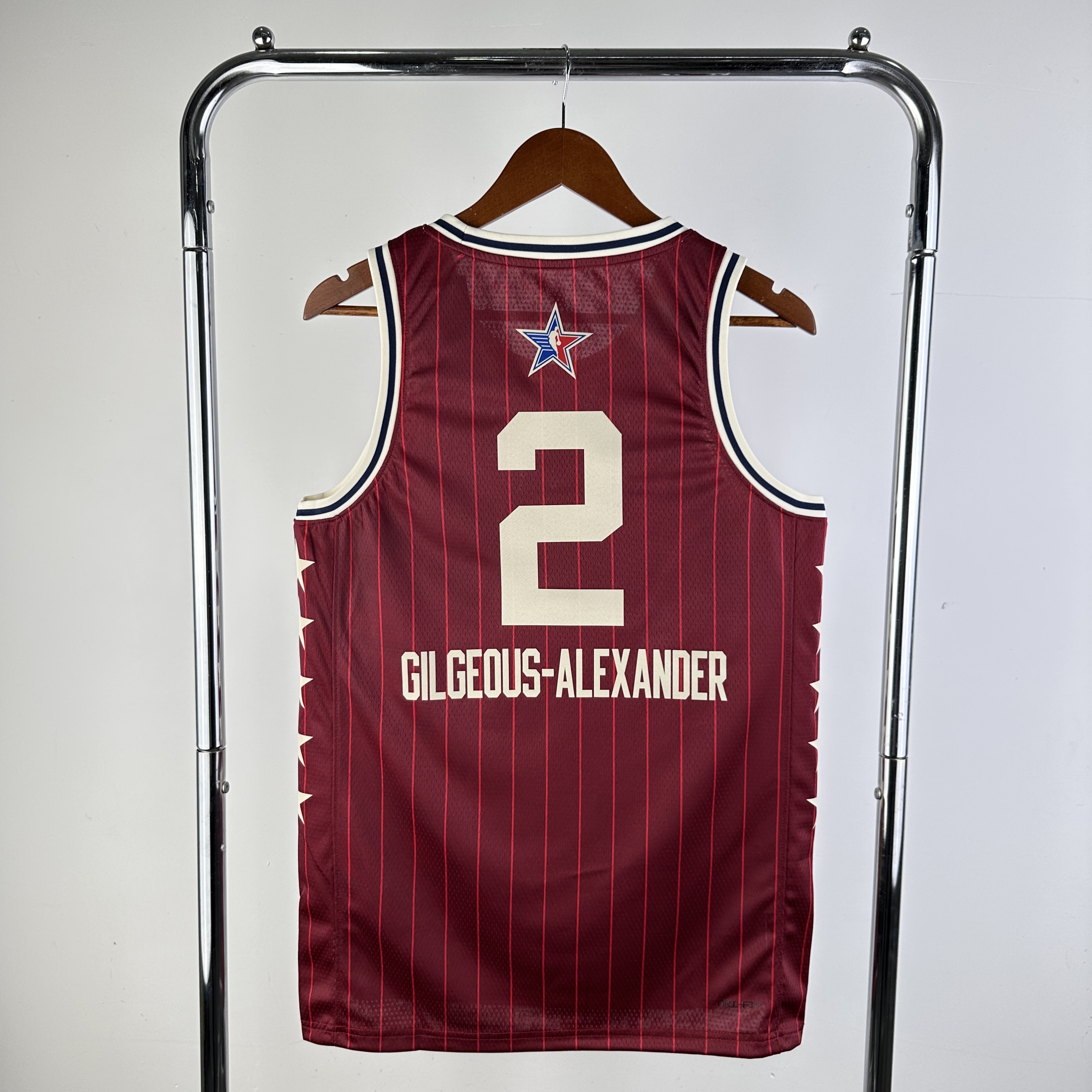 Men All-star season #2 Gilgeous-Alexander Red 2024 NBA Jersey